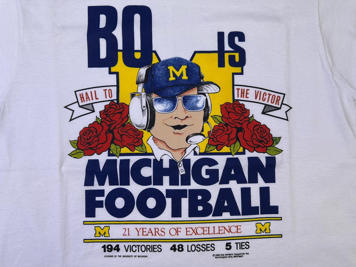 Michigan Bo Schembechler T-Shirt