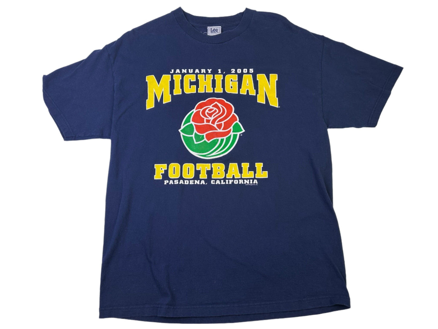 vintage michigan 2005 rose bowl t-shirt