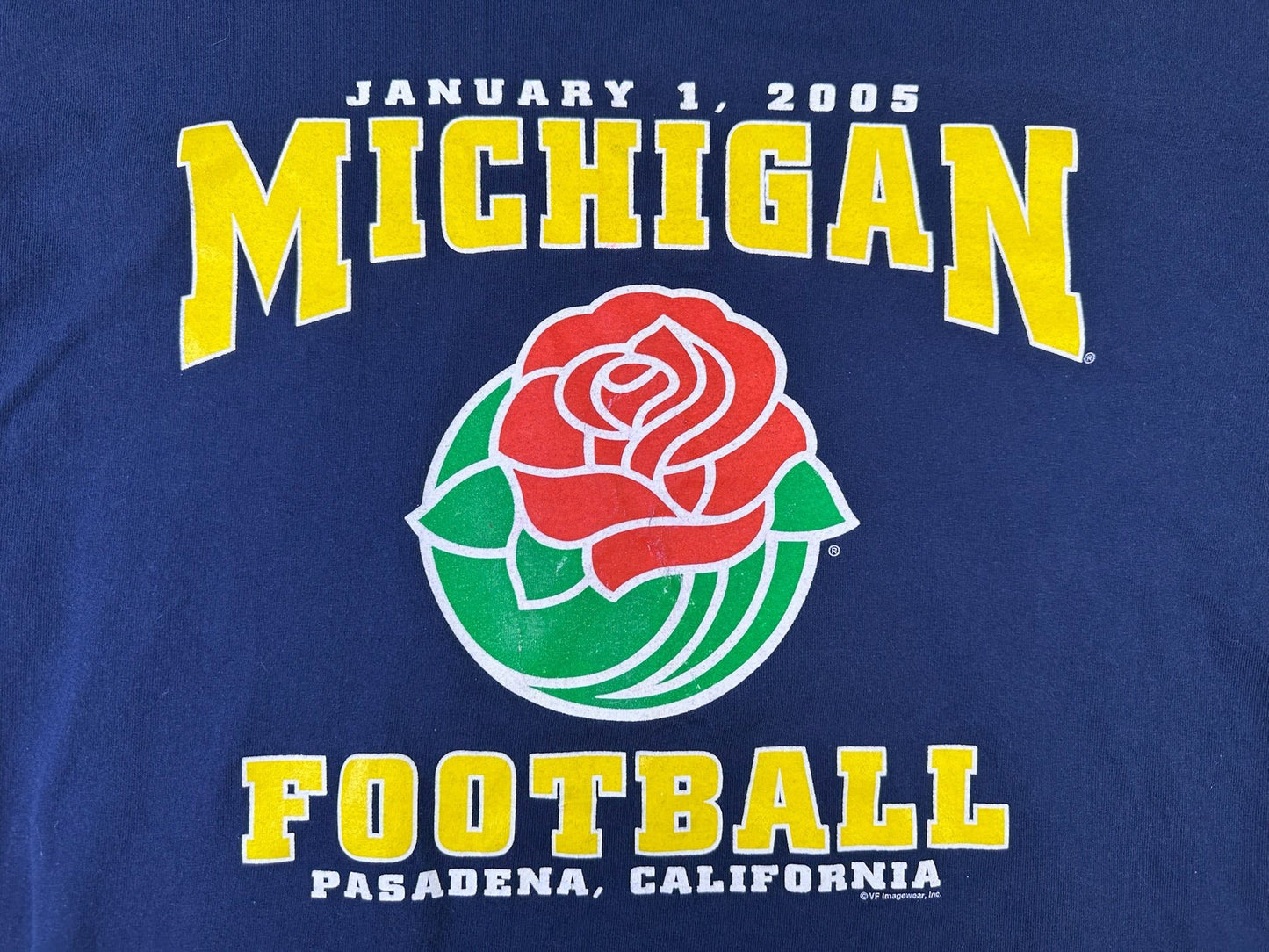 vintage michigan 2005 rose bowl  t-shirt