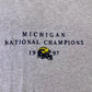 (Thrashed) Michigan 1997 National Champions Embroidered T-Shirt