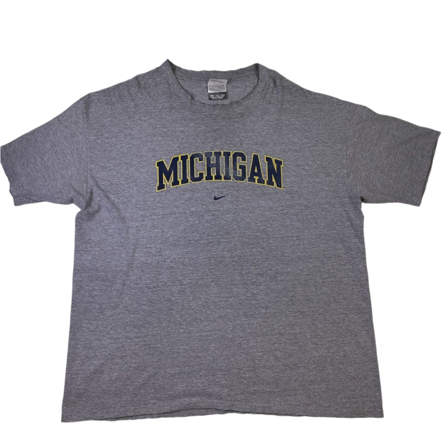 (Distressed) Michigan Swoosh T-Shirt