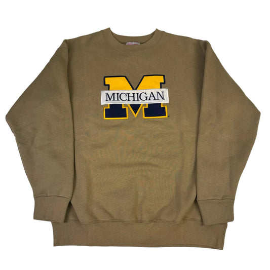 Michigan Embroidered Crewneck