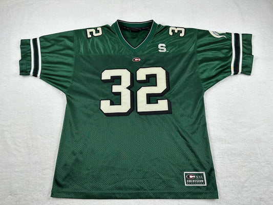 Michigan State #32 Embroidered Football Jersey