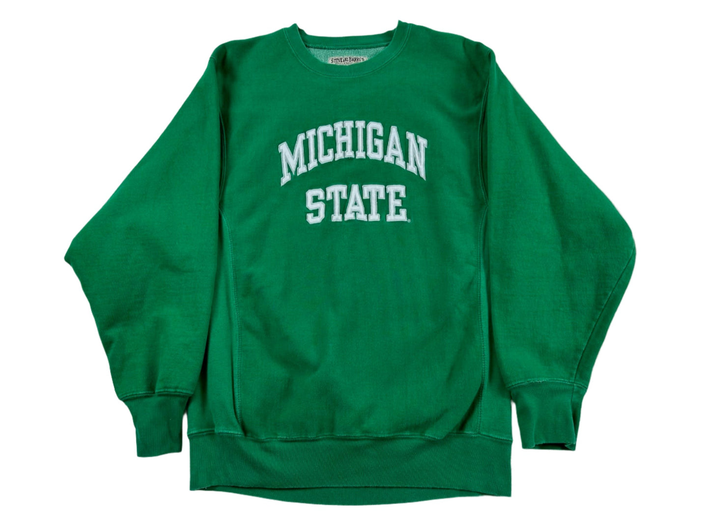 Michigan State Embroidered Crewneck