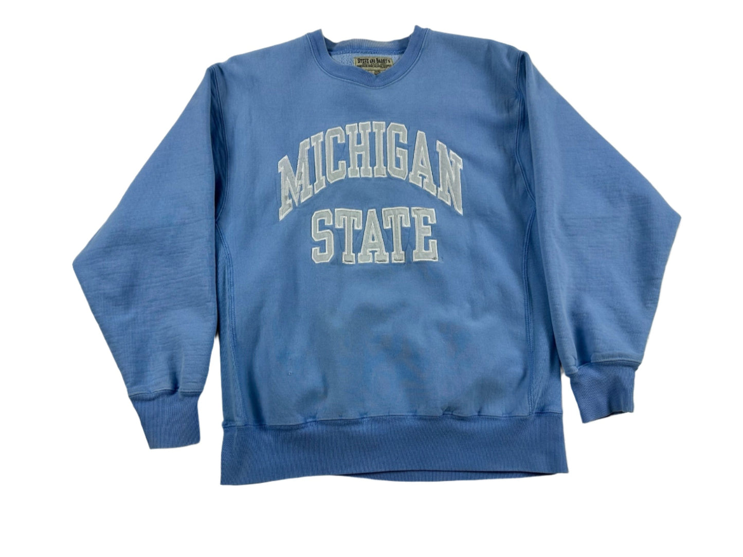 Michigan State Embroidered Crewneck