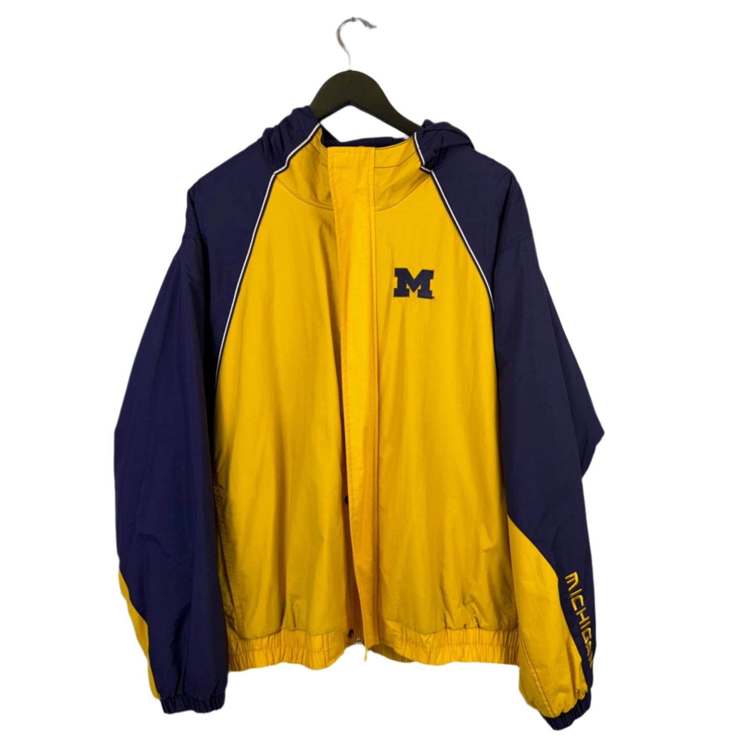 vintage michigan windbreaker