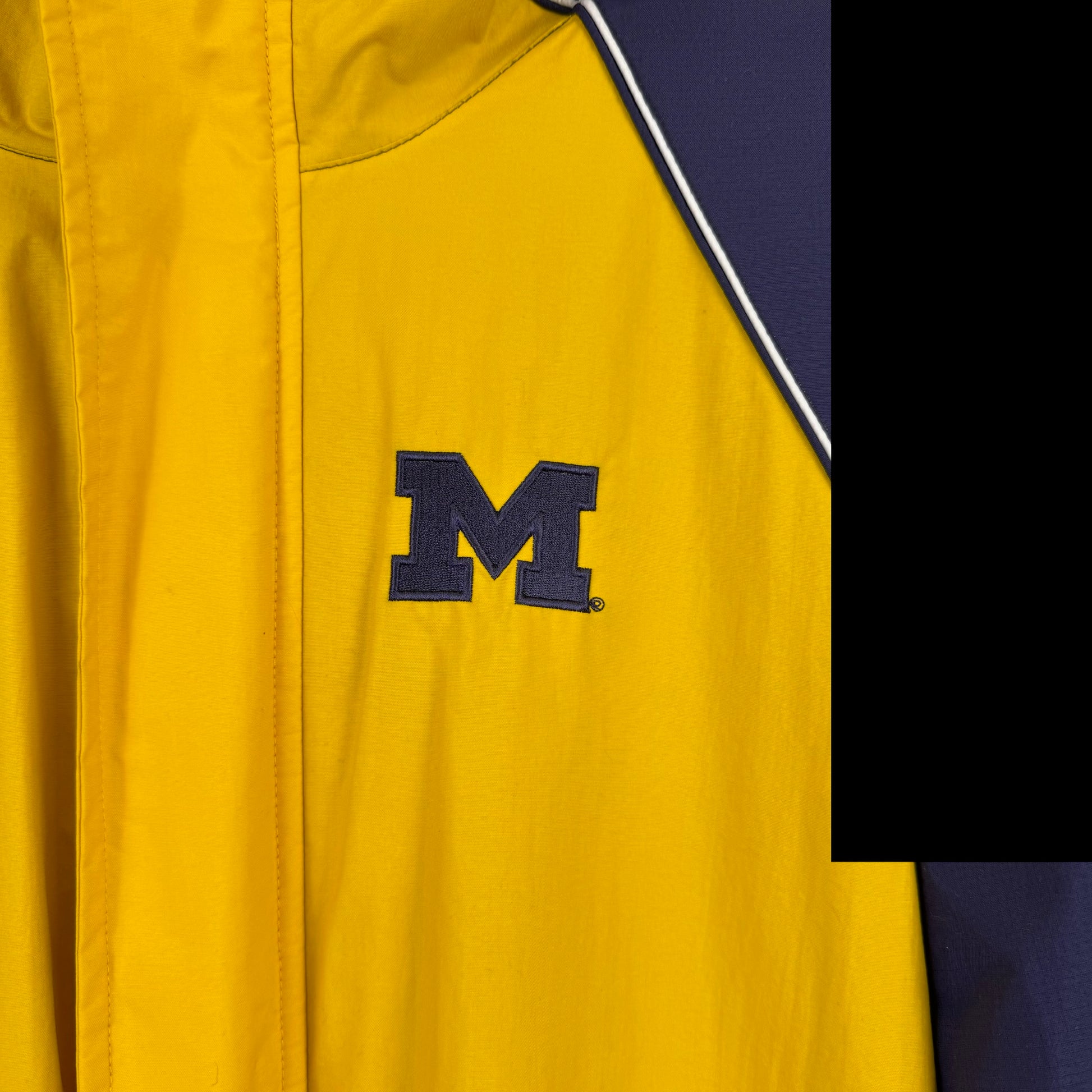 vintage michigan windbreaker