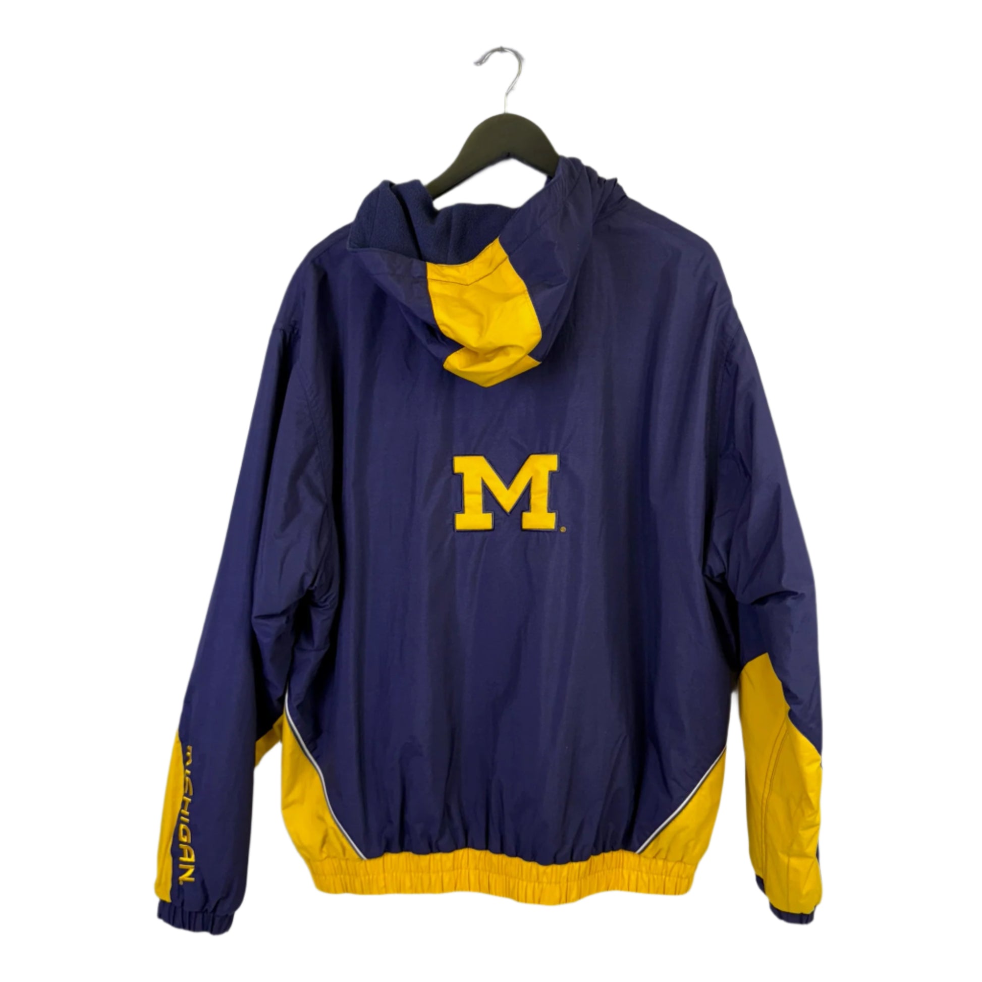 vintage michigan windbreaker