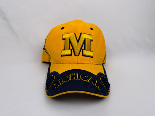 Michigan Script and M Velcro Back hat