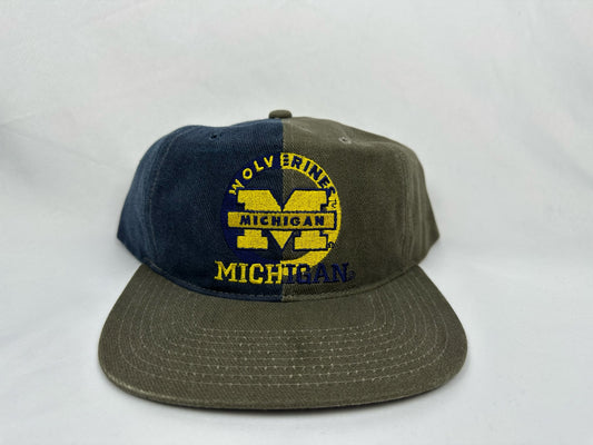 Michigan Color Block Strapback hat