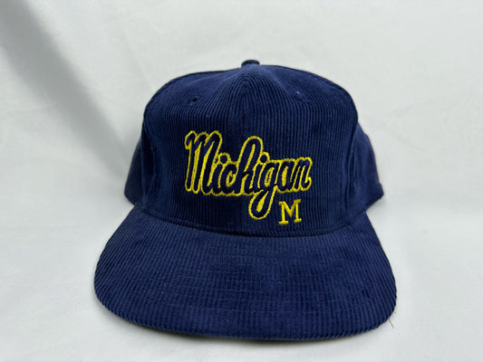 Michigan Corduroy Snapback Hat