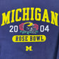 michigan 2004 rose bowl sweatshirt