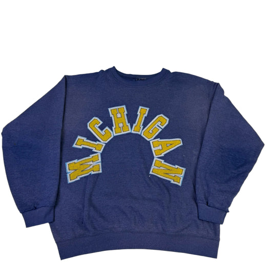 Thrashed Michigan Crewneck