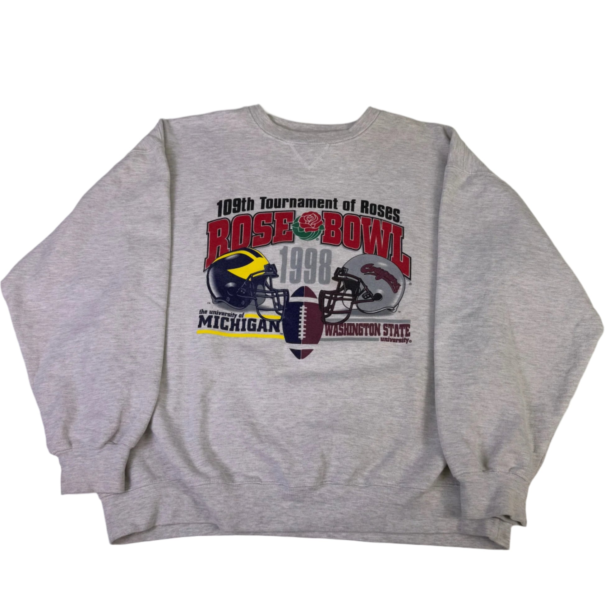 vintage michigan 1998 rose bowl sweatshirt