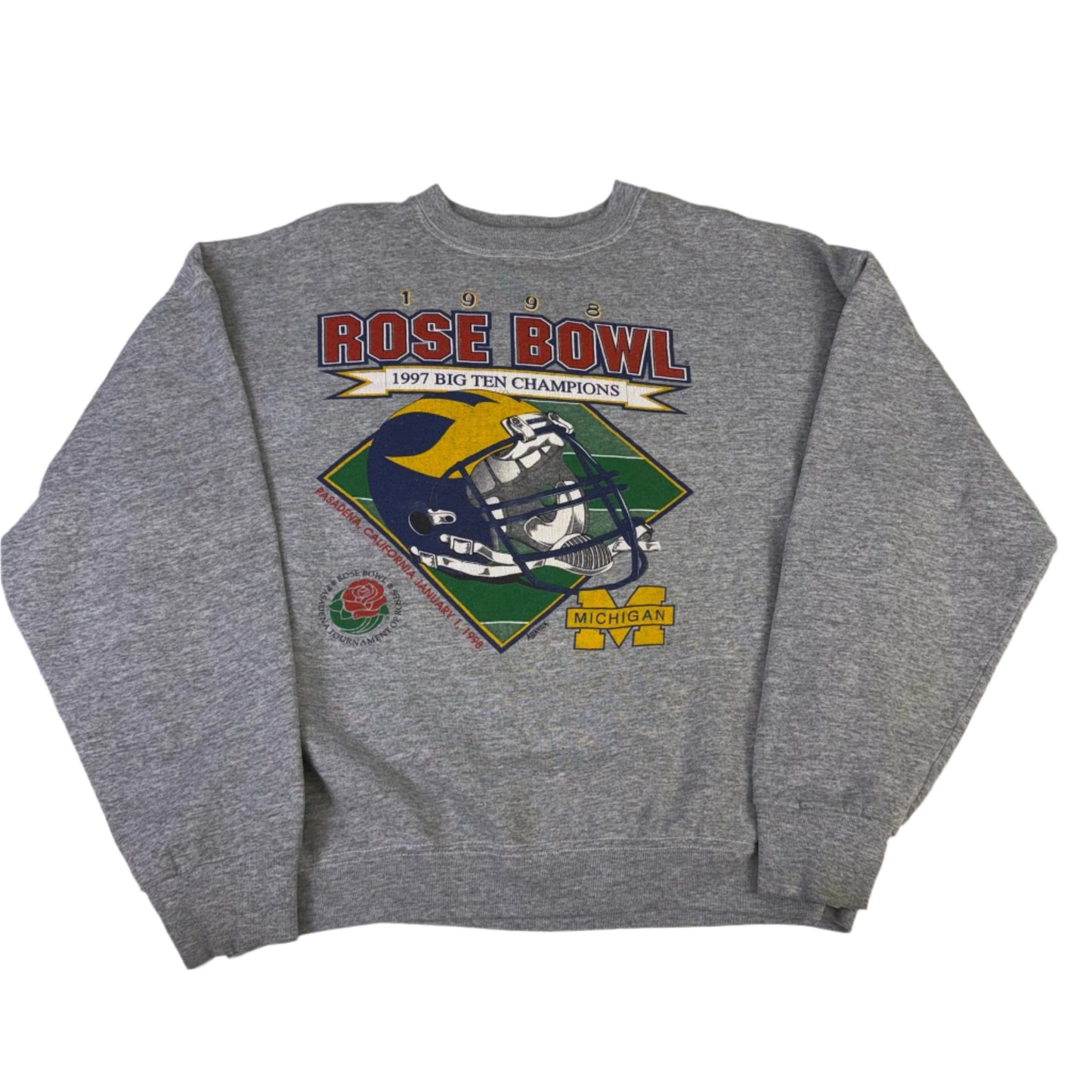 vintage michigan 1998 rose bowl sweatshirt