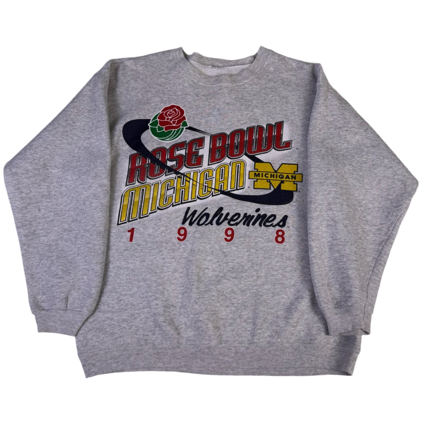 vintage michigan 1998 rose bowl sweatshirt