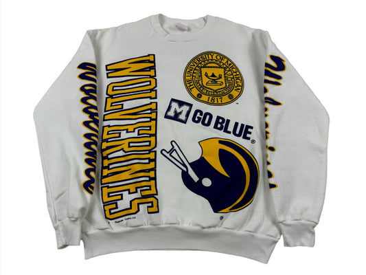 Michigan All Over Print Crewneck