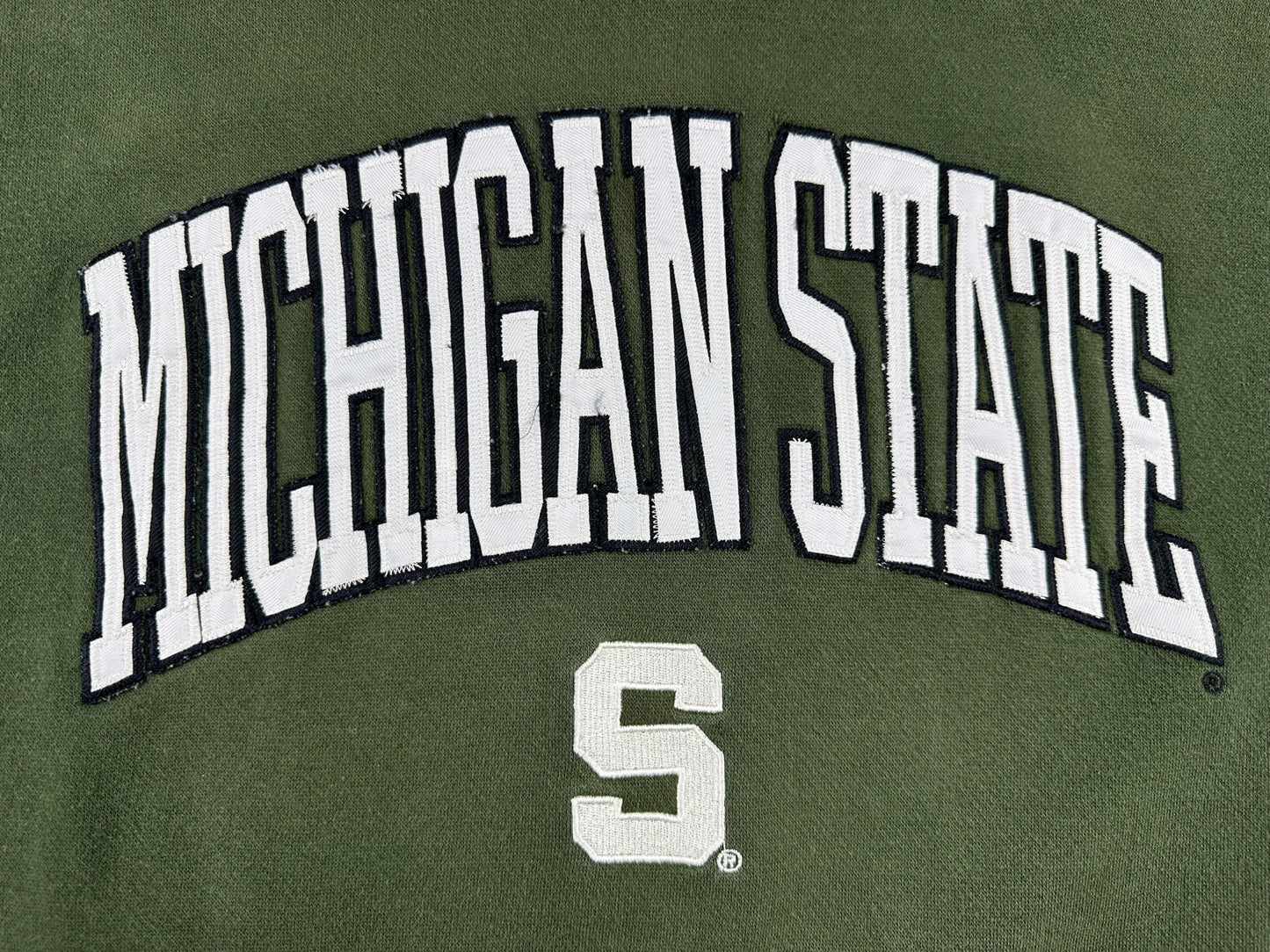 Michigan State Embroidered Sweatshirt