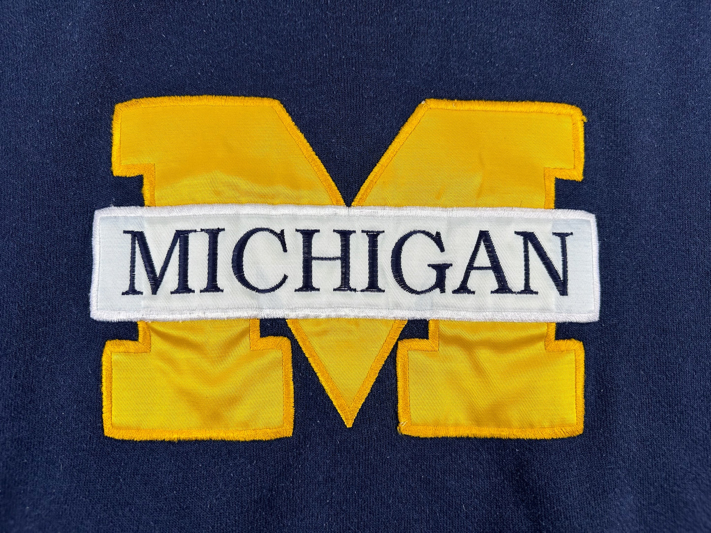 Michigan "M" Patch Crewneck