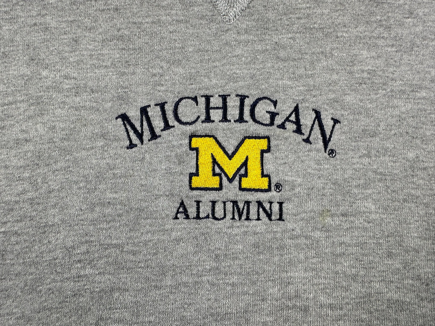 Michigan Embroidered Alumni Crewneck