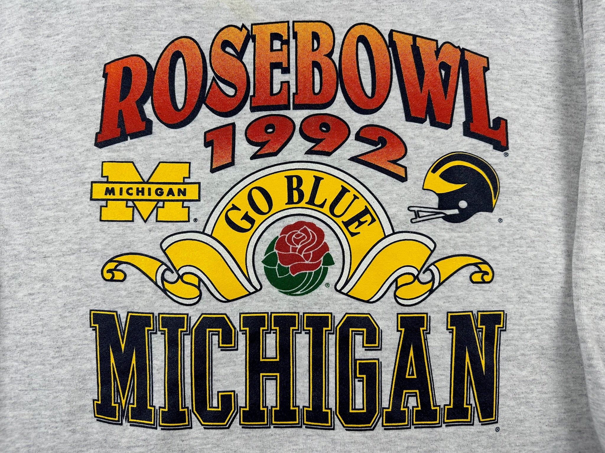 Vintage rose bowl newest Crewneck