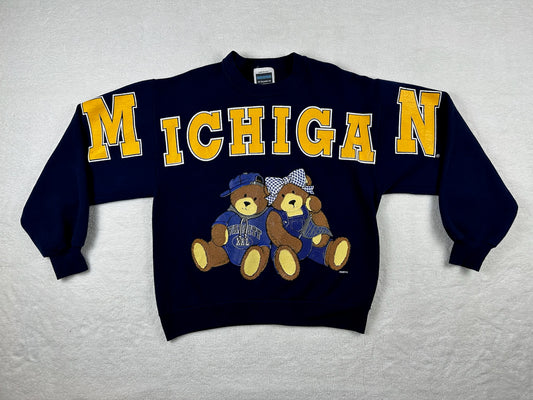 Michigan Teddy Bear Crewneck