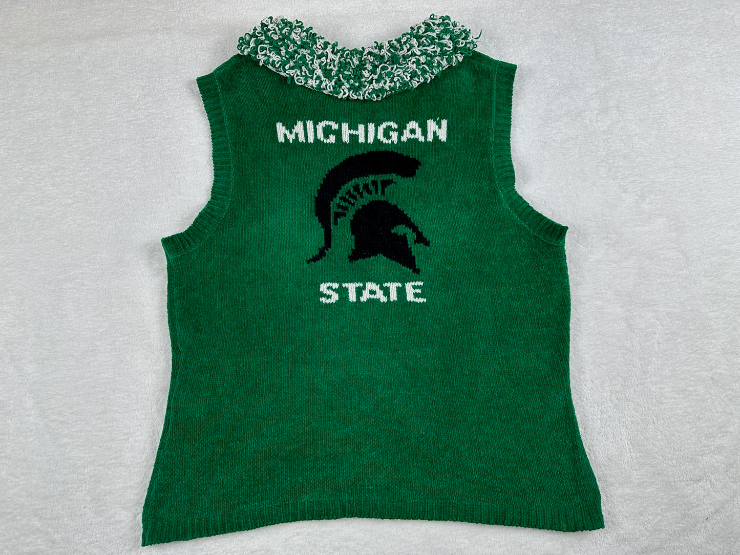 Michigan State Full-Zip Sweater Vest