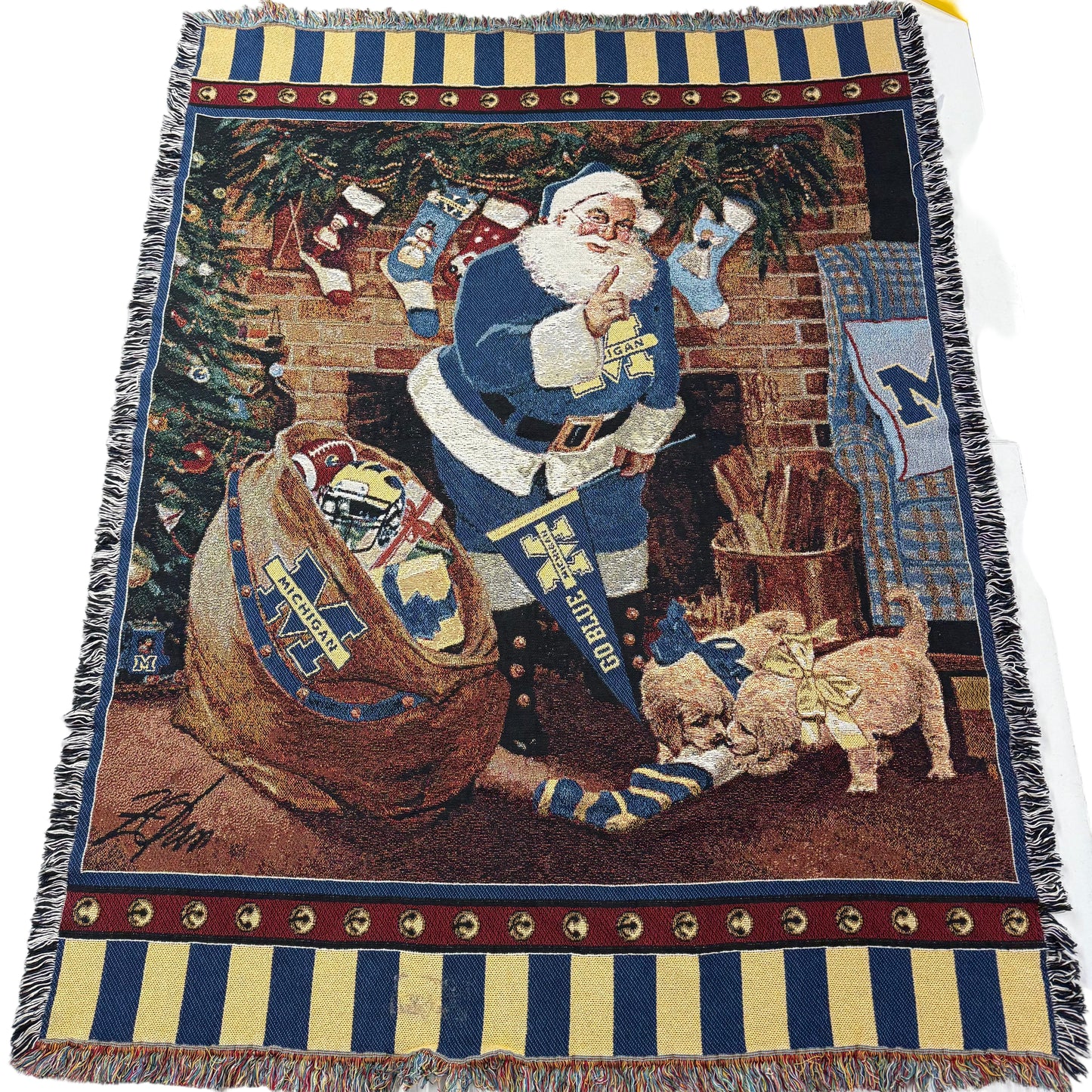 Michigan Santa Blanket