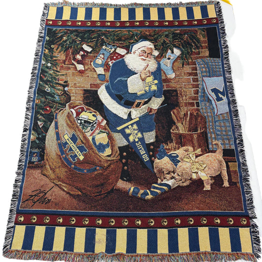 Michigan Santa Blanket