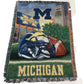 Michigan Football Blanket