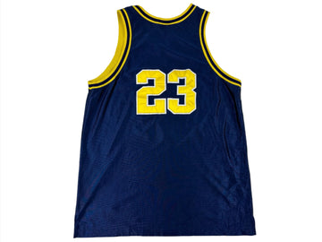 Michigan #23 Embroidered Basketball Jersey