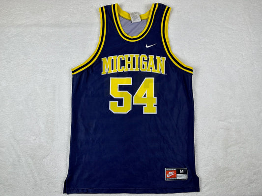 Michigan #54 Basketball Jersey