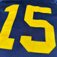 Michigan #15 Embroidered Jersey
