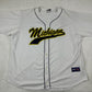 Michigan Embroidered Baseball Jersey