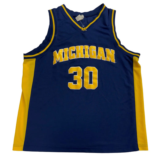 Michigan #30 Basketball Jersey