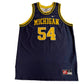 Michigan #54 Basketball Jersey