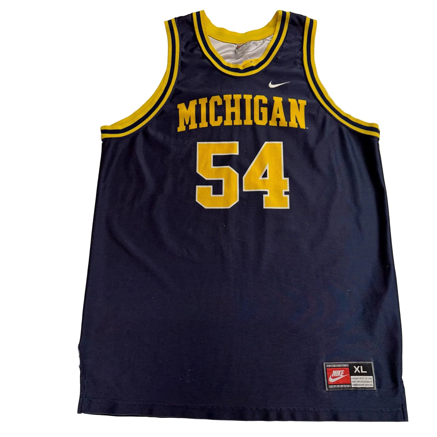 Michigan #54 Basketball Jersey