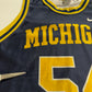 Michigan #54 Basketball Jersey