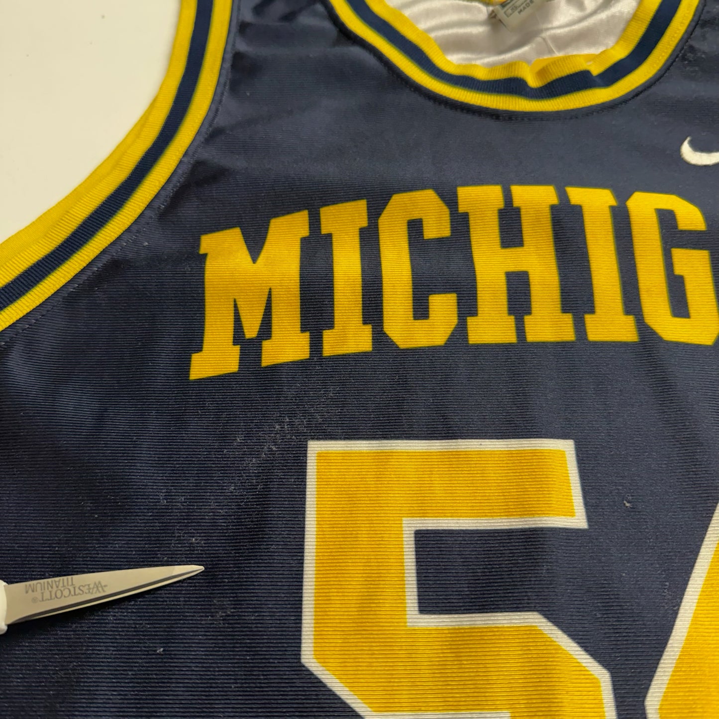 Michigan #54 Basketball Jersey