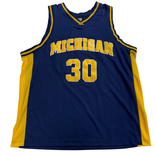 Michigan #30 Basketball Jersey