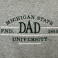 Michigan State Vintage Dad Crewneck
