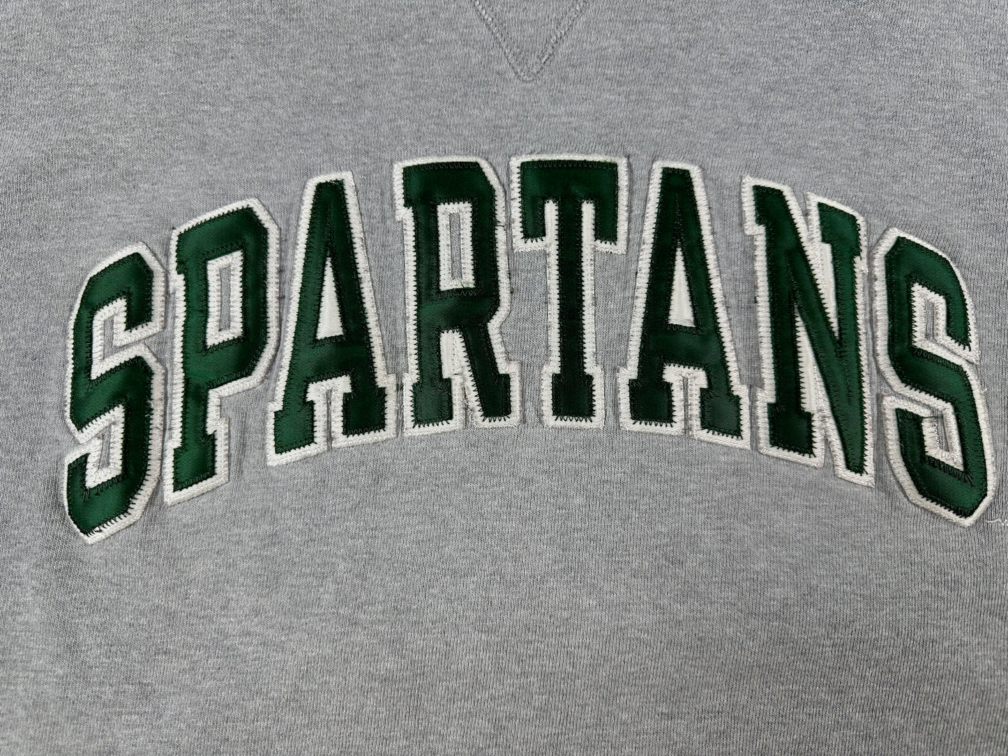 Michigan State Spartans Embroidered Crewneck