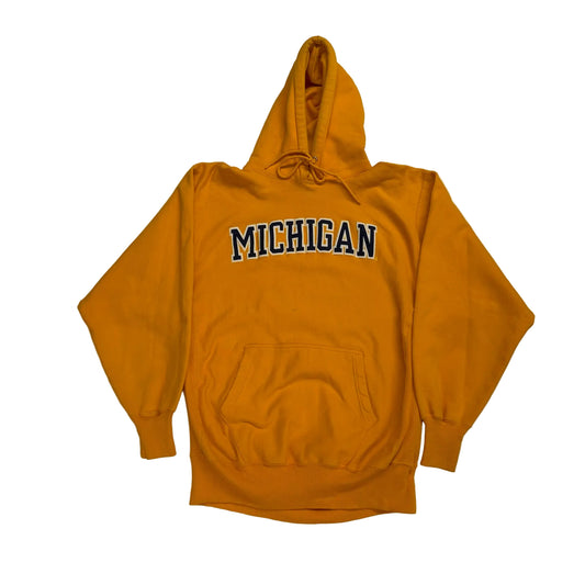 Michigan Embroidered Script Hoodie