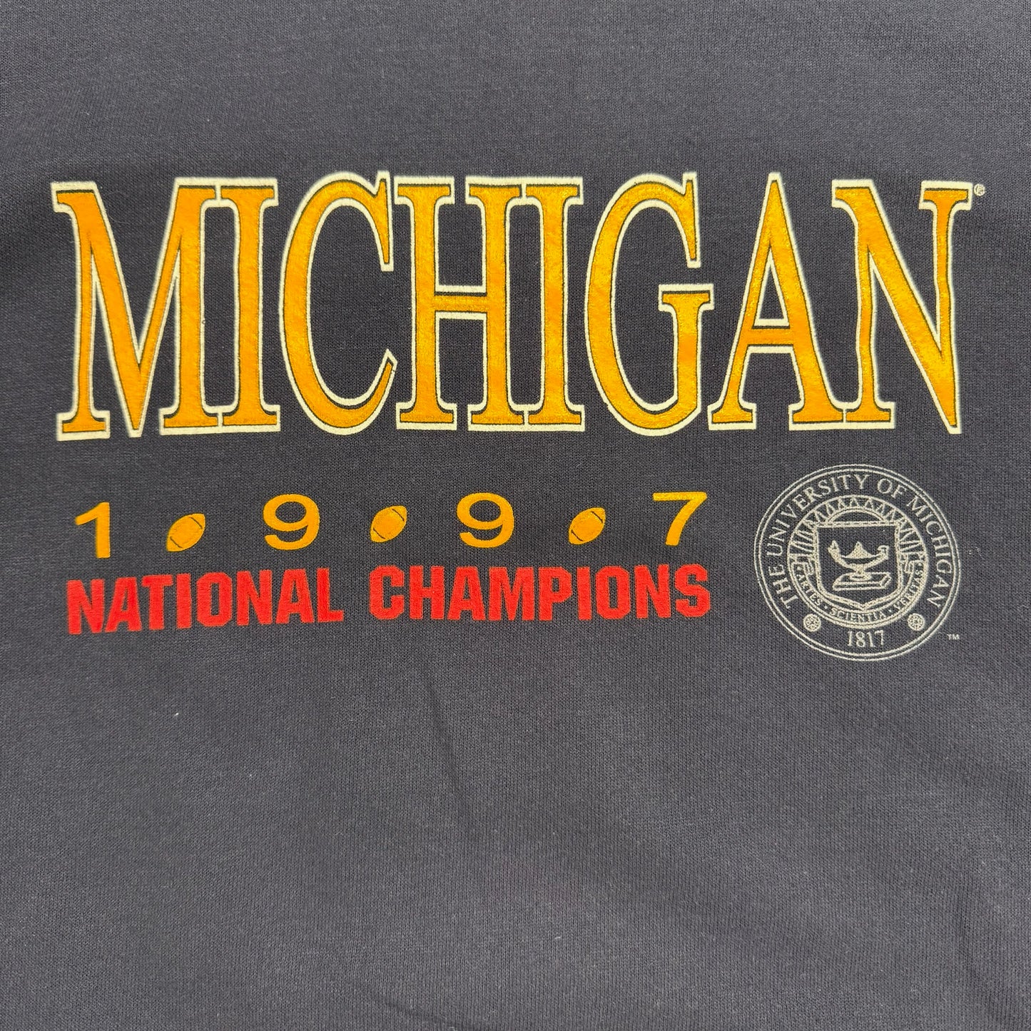Michigan 1997 National Champions Crewneck
