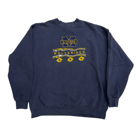 Michigan Embroidered Crewneck
