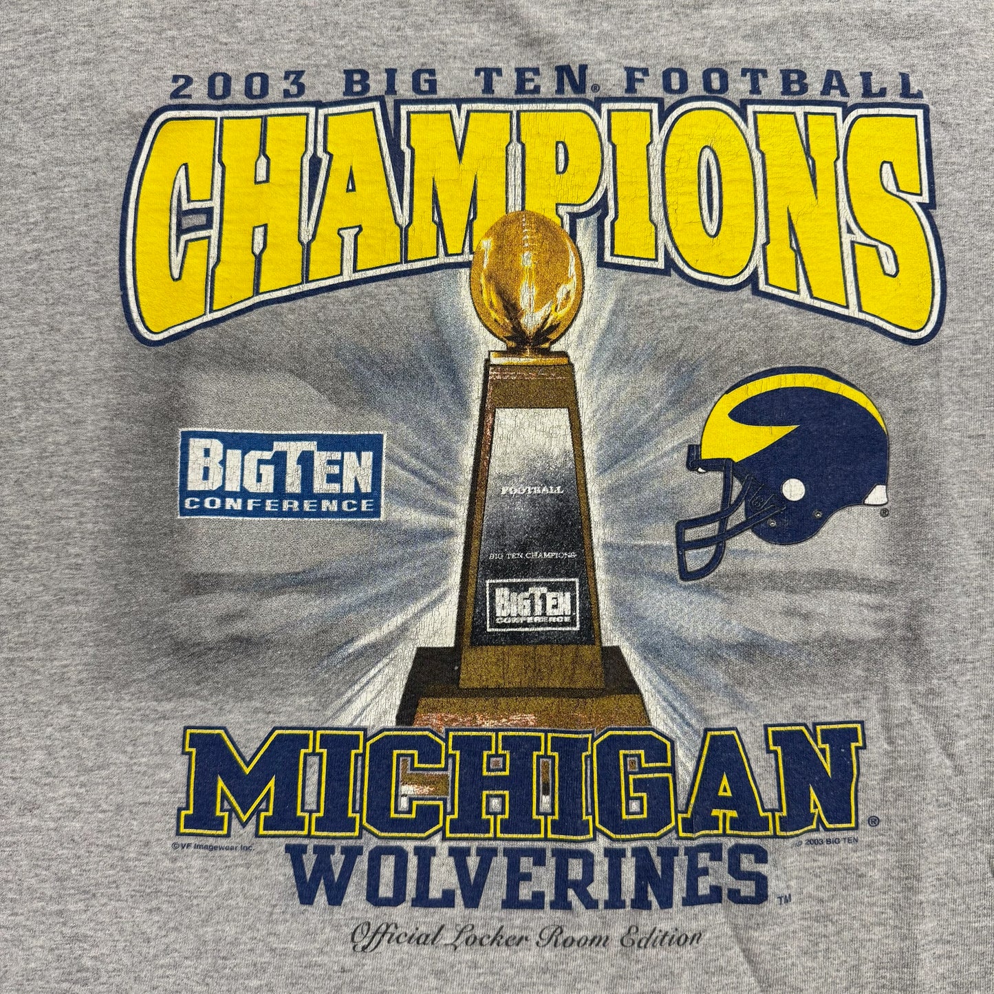 Michigan 2003 Big 10 Champs Graphic T-Shirt