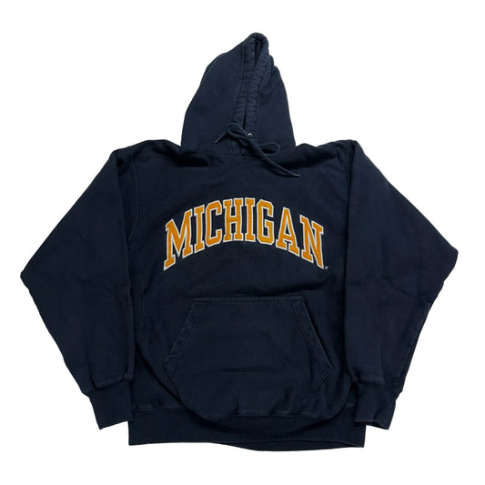 Michigan Embroidered Script Hoodie