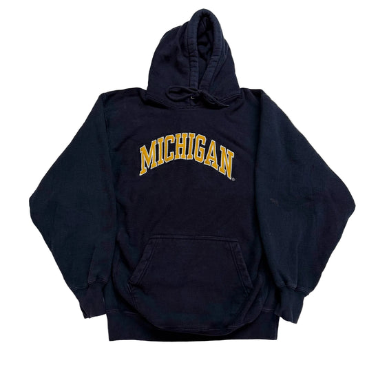 Michigan Embroidered Script Hoodie