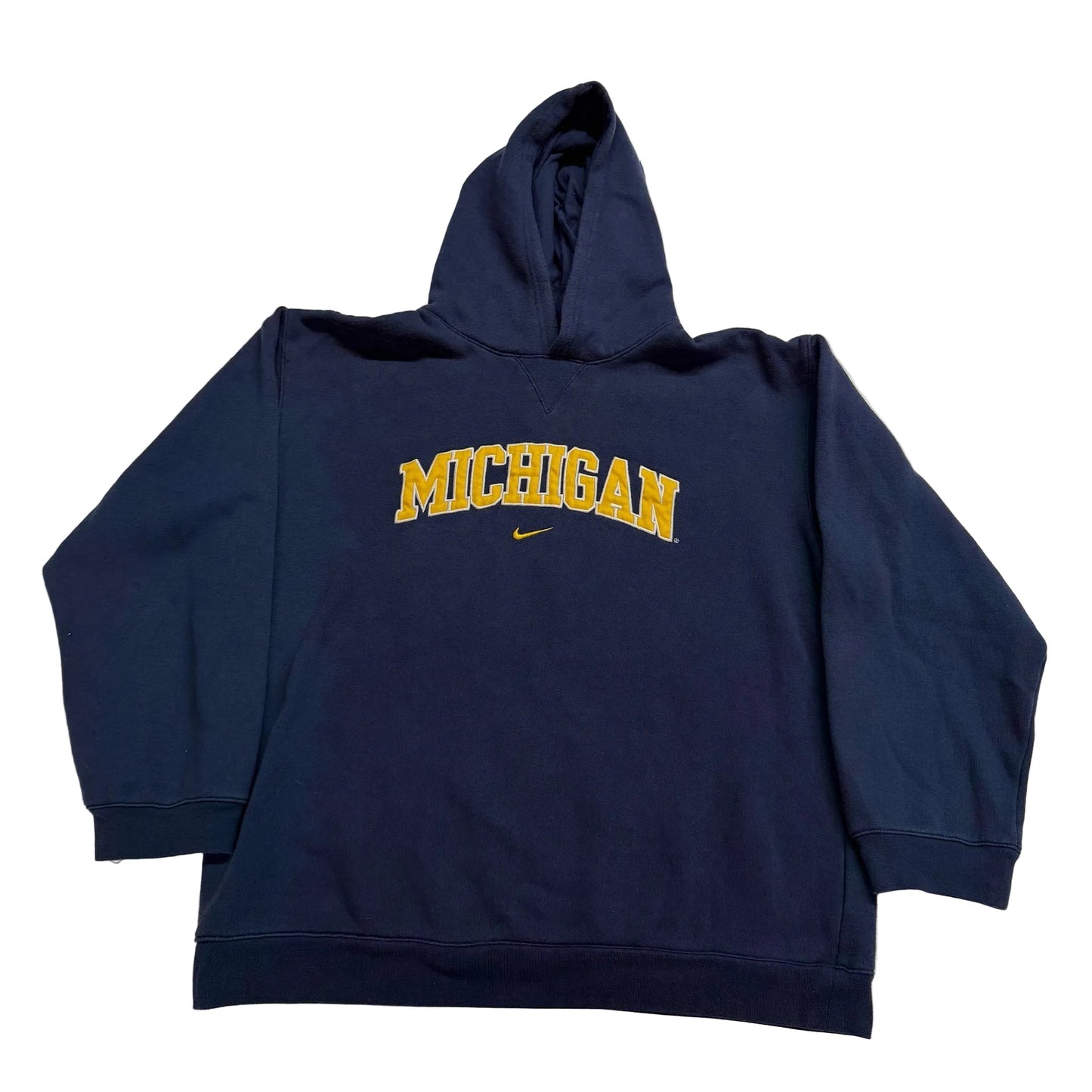 Michigan Embroidered Swoosh Hoodie