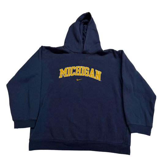 Michigan Embroidered Swoosh Hoodie